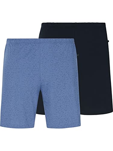 Charles Colby Herren 2Er Pack Kurze Schlafhose Lord Fyes blau 2XL (XXL) - 60/62 von Charles Colby