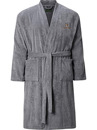 Charles Colby Herren Bademantel Lord Curet grau, L - 52/54 von Charles Colby