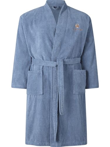Charles Colby Herren Bademantel Lord Curet hellblau, 4XL (XXXXL) - 68/70 von Charles Colby