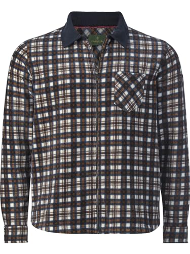 Charles Colby Herren Fleecejacke Duke Erins dunkelblau, 4XL (XXXXL) - 68/70 von Charles Colby