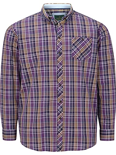 Charles Colby Herren Hemd Duke Lyn lila 2XL (XXL) - 45/46 von Charles Colby