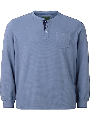 Charles Colby Herren Langarmshirt Earl Bryn blau 5XL (XXXXXL) - 72/74 von Charles Colby