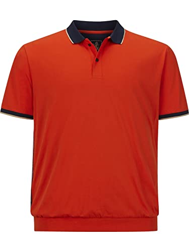 Charles Colby Herren Poloshirt Earl Fidders dunkelorange 3XL (XXXL) - 64/66 von Charles Colby