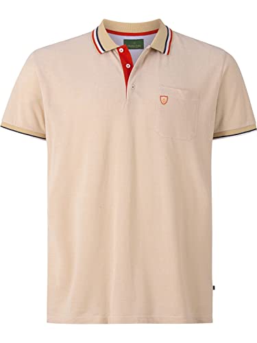 Charles Colby Herren Poloshirt Earl Ivor beige 2XL (XXL) - 60/62 von Charles Colby