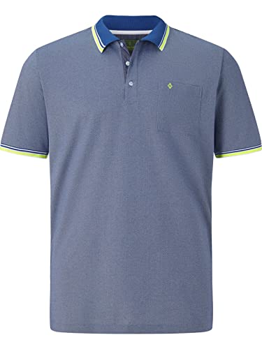 Charles Colby Herren Poloshirt Earl Landon blau 6XL (XXXXXXL) - 76/78 von Charles Colby