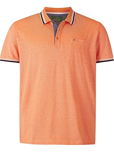 Charles Colby Herren Poloshirt Earl Landon orange 2XL (XXL) - 60/62 von Charles Colby