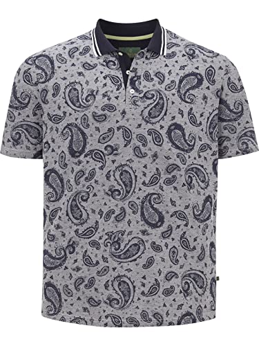 Charles Colby Herren Poloshirt Earl Padraig blau 7XL (XXXXXXXL) - 80/82 von Charles Colby