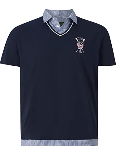 Charles Colby Herren Poloshirt Earl Willers dunkelblau 7XL (XXXXXXXL) - 80/82 von Charles Colby