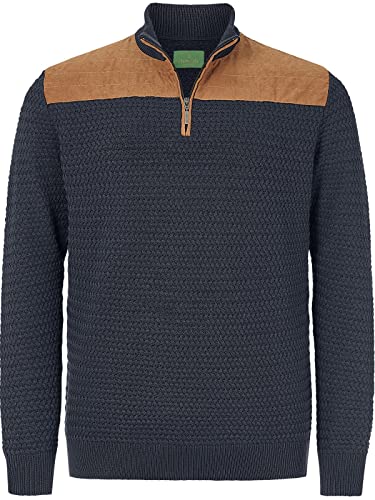 Charles Colby Herren Pullover Earl Filibert dunkelblau 3XL (XXXL) - 64/66 von Charles Colby