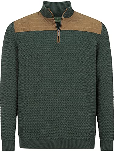 Charles Colby Herren Pullover Earl Filibert dunkelgrün 2XL (XXL) - 60/62 von Charles Colby