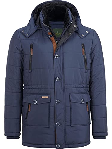 Charles Colby Herren Steppjacke Sir Horace dunkelblau, L - 54 von Charles Colby