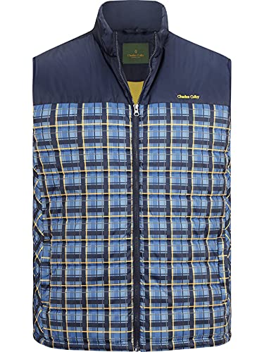 Charles Colby Herren Steppweste Duke Akkarin dunkelblau, 4XL (XXXXL) - 70 von Charles Colby