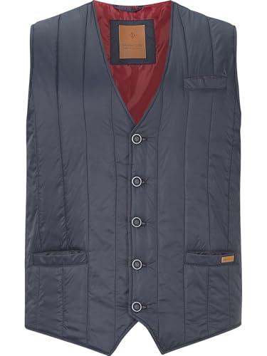 Charles Colby Herren Steppweste Duke John dunkelblau, 2XL (XXL) - 62 von Charles Colby