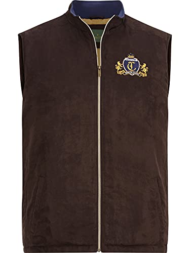 Charles Colby Herren Steppweste Duke Leevi braun, 2XL (XXL) - 62 von Charles Colby