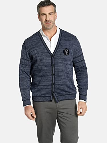 Charles Colby Herren Strickjacke Duke Duane blau 3XL (XXXL) - 64/66 von Charles Colby