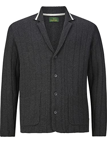 Charles Colby Herren Strickjacke Duke Modest dunkelgrau 2XL (XXL) - 60/62 von Charles Colby