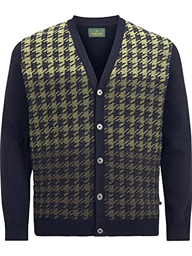 Charles Colby Herren Strickjacke Duke Sioros grün 5XL (XXXXXL) - 72/74 von Charles Colby