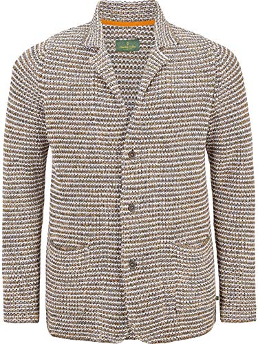 Charles Colby Herren Strickjacke Sir Curbour Hellbraun 2XL (XXL) - 60/62 von Charles Colby