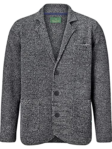 Charles Colby Herren Strickjacke Earl James (Freizeit-Sakko, Herren-Blazer) grau 2XL (XXL) - 60/62 von Charles Colby