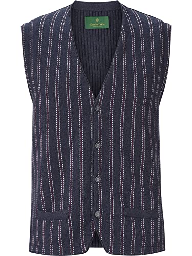 Charles Colby Herren Strickweste Bors (Indoor-Weste, Business-Weste) dunkelblau 2XL (XXL) - 60/62 von Charles Colby