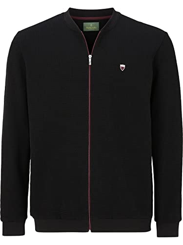 Charles Colby Herren Sweatjacke Duke Colm schwarz 3XL (XXXL) - 64/66 von Charles Colby