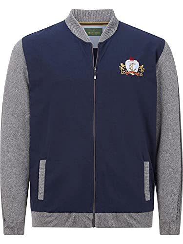 Charles Colby Herren Sweatjacke Duke Tenner dunkelblau 3XL (XXXL) - 64/66 von Charles Colby