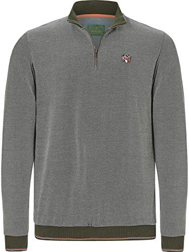 Charles Colby Herren Sweatshirt Earl Bobby Oliv 5XL (XXXXXL) - 72/74 von Charles Colby