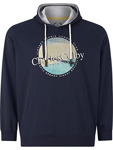 Charles Colby Herren Sweatshirt Earl Colum dunkelblau 4XL (XXXXL) - 68/70 von Charles Colby