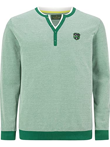 Charles Colby Herren Sweatshirt Earl Darragh grün 3XL (XXXL) - 64/66 von Charles Colby