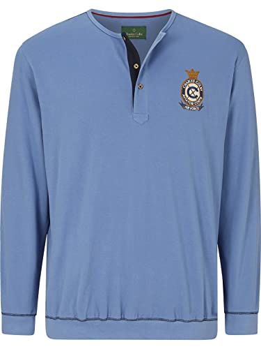 Charles Colby Herren Sweatshirt Earl Quillans blau 3XL (XXXL) - 64/66 von Charles Colby