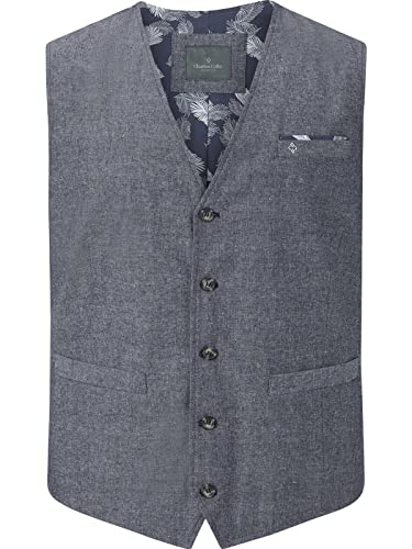 Charles Colby Herren Weste Duke Daniel dunkelblau, 3XL (XXXL) - 66 von Charles Colby