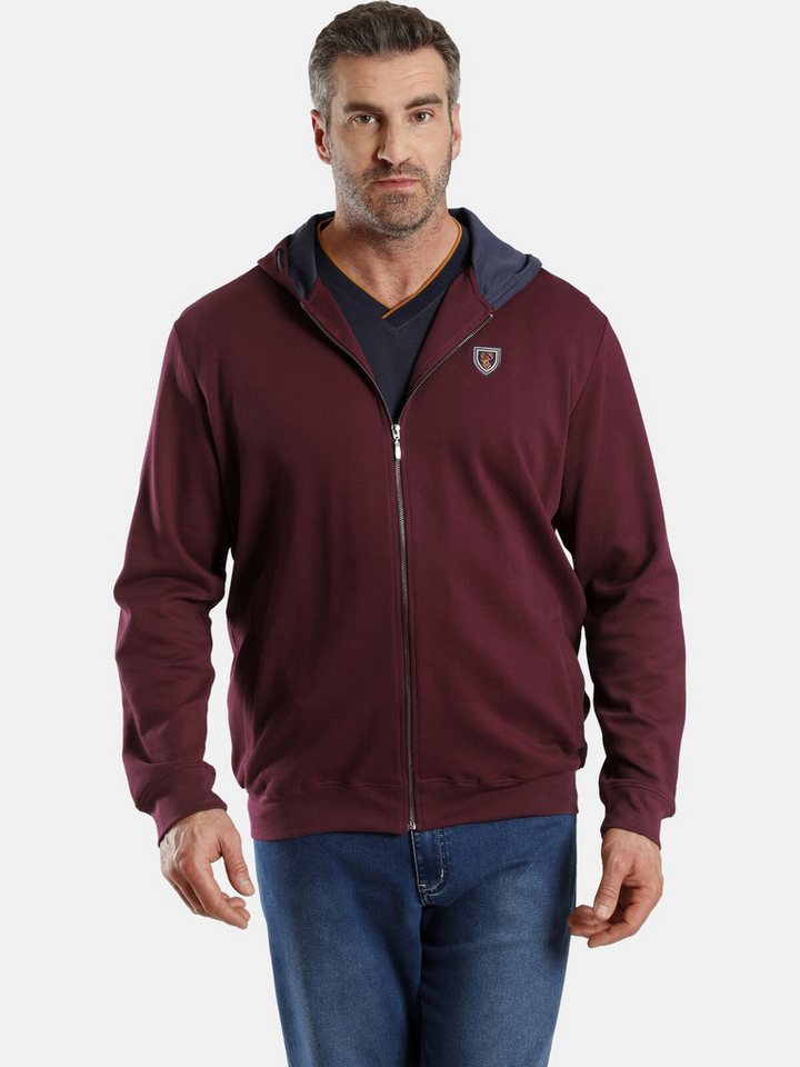 Charles Colby Kapuzensweatjacke DUKE PATRICKS +Fit Kollektion, mit Kapuze von Charles Colby