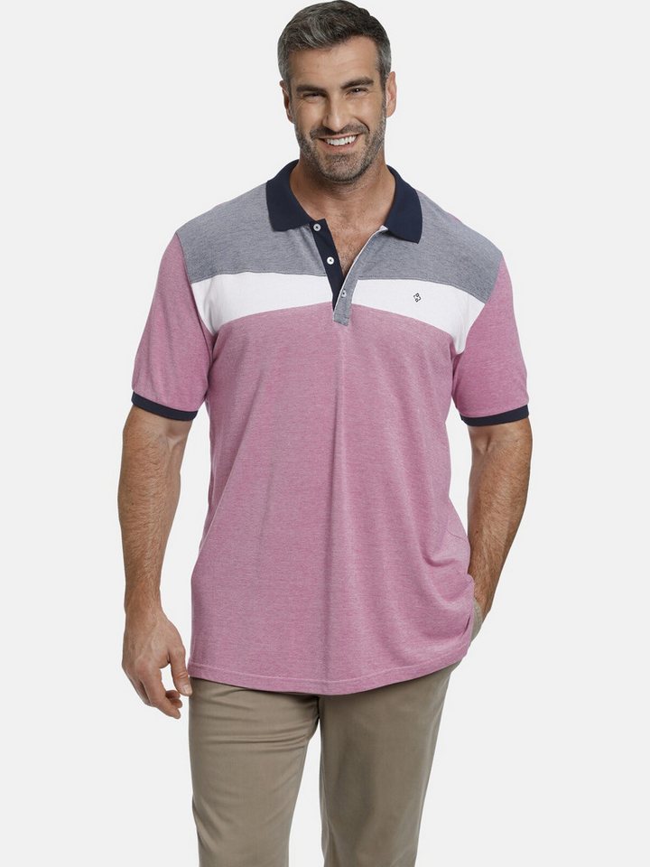 Charles Colby Poloshirt EARL DORAN mit seitlichen Schlitzen von Charles Colby