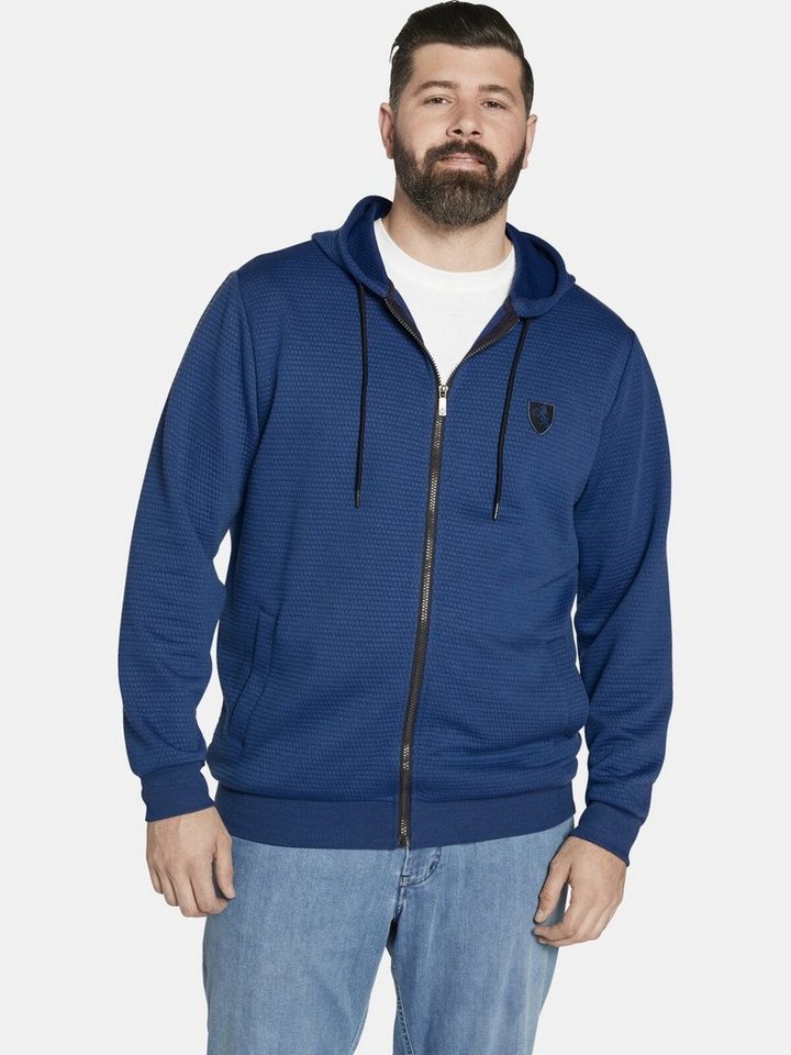 Charles Colby Sweatjacke DUKE TREY +Fit Kollektion von Charles Colby