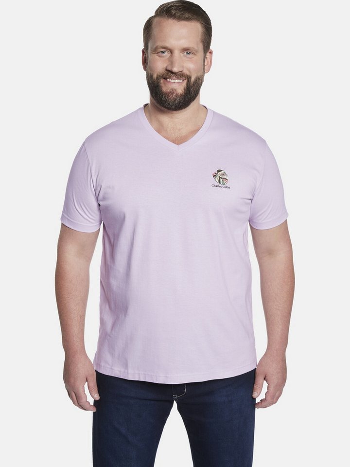 Charles Colby T-Shirt EARL RHODIN in zwei Farbvarianten von Charles Colby