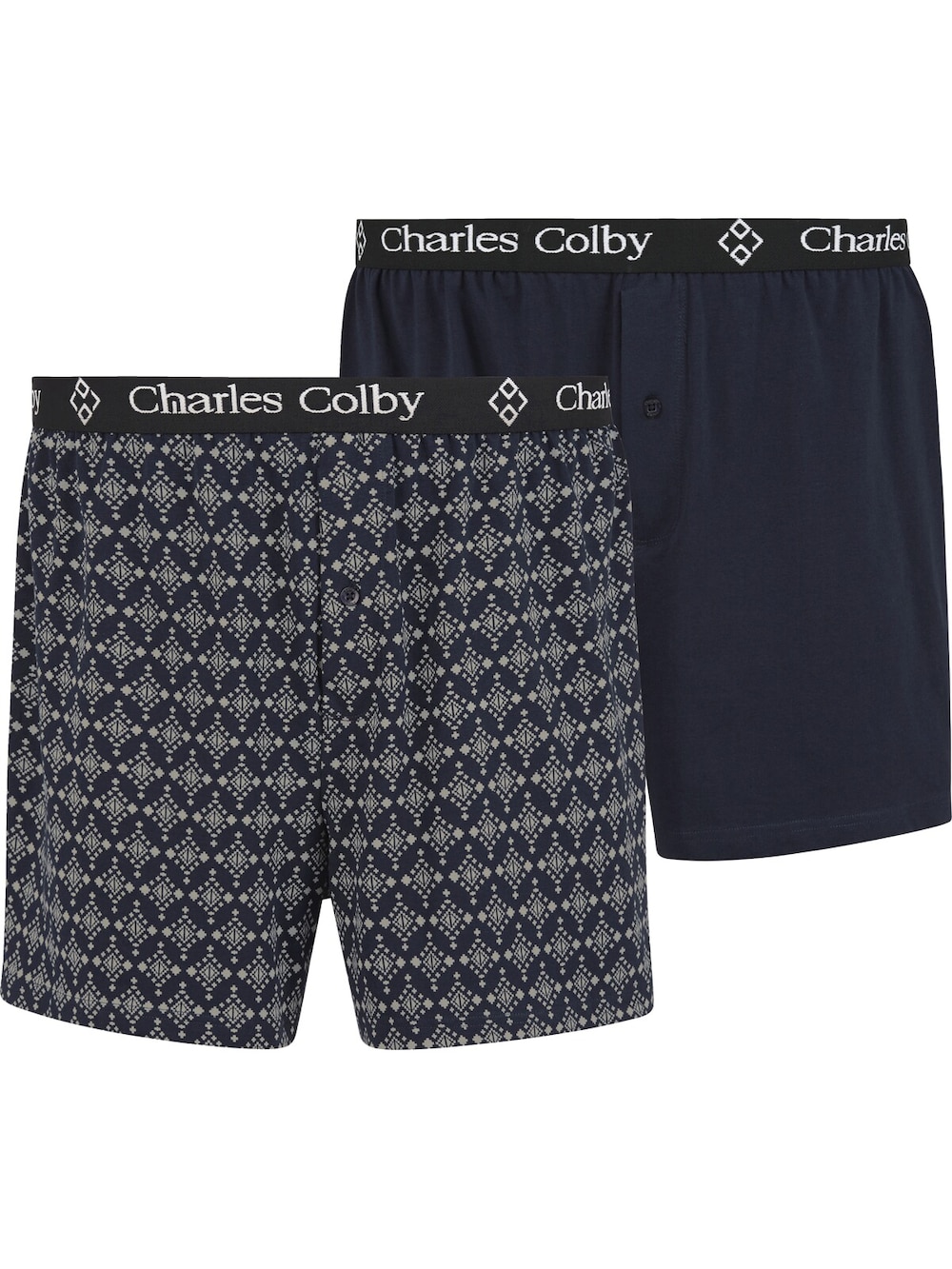 Große Größen 2Er Pack Boxershorts LORD HOPKINSON, Herren, grau, Größe: XL, Baumwolle, Happy Size DE Men von Charles Colby