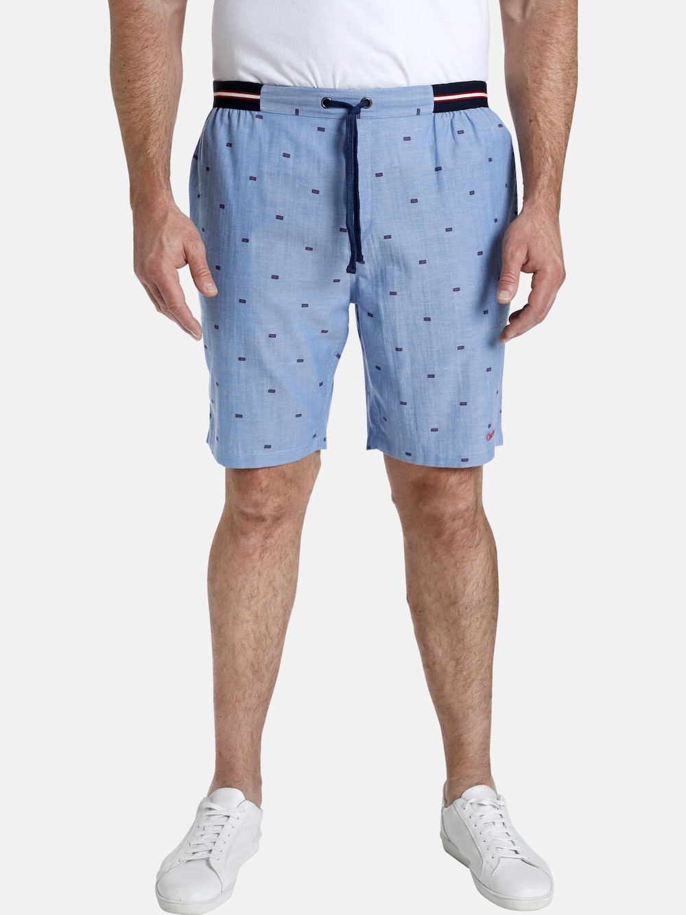 Große Größen Charles Colby Bermuda BARON KELLAN, Herren, blau, Größe: 64, Baumwolle, Happy Size Men von Charles Colby