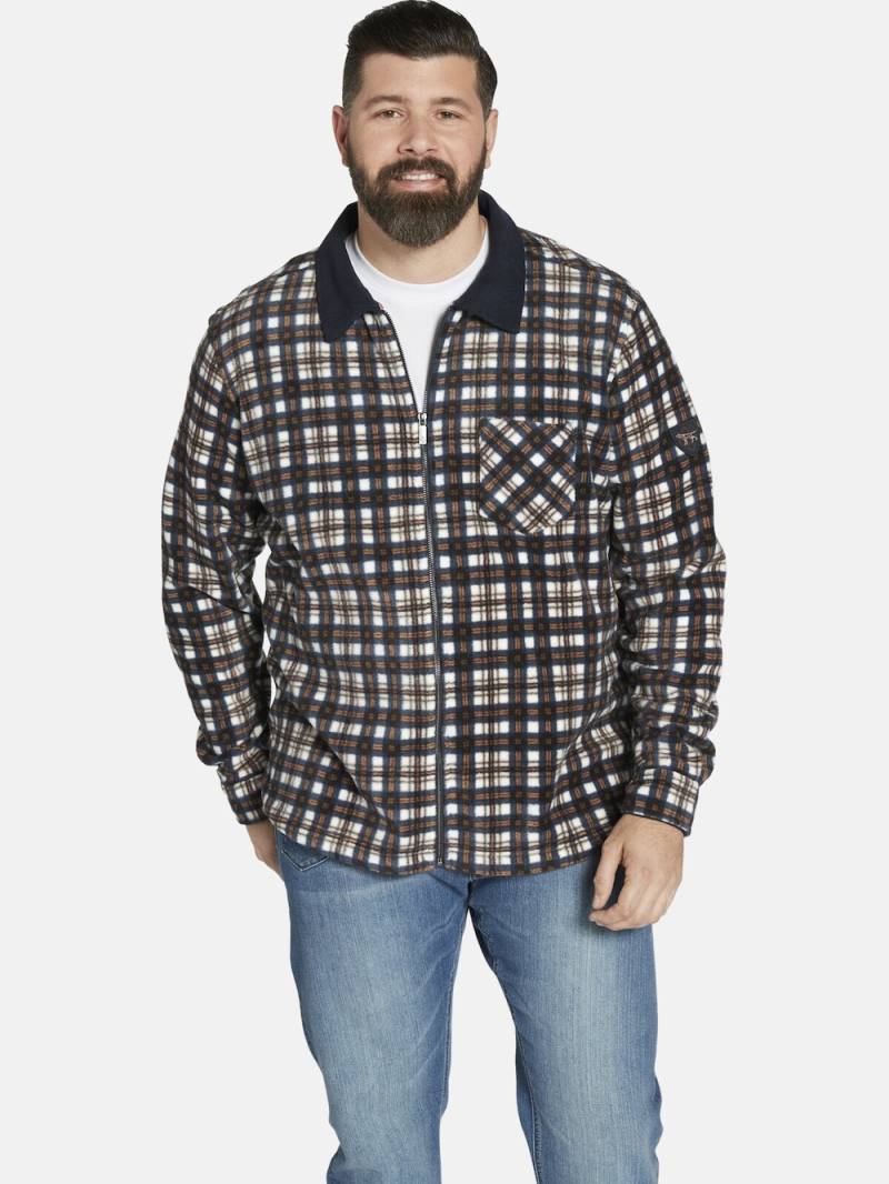 Große Größen Fleecejacke DUKE ERINS, Herren, grau, Größe: XL, Polyester, Happy Size DE Men von Charles Colby