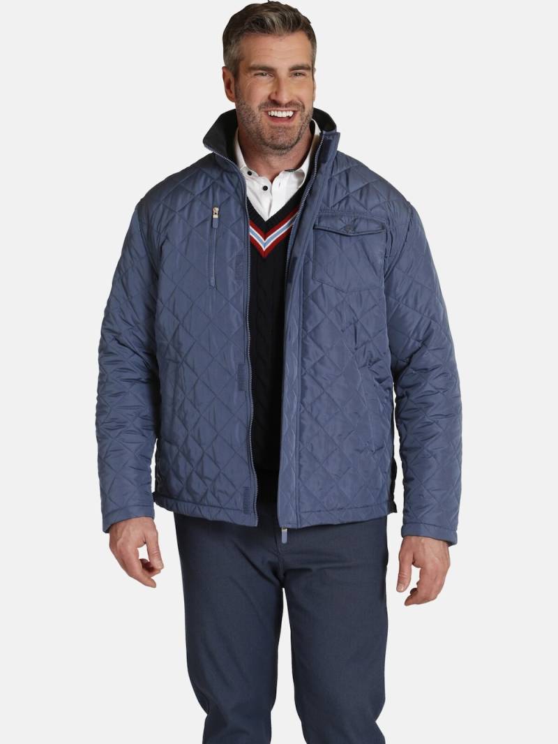 Große Größen Steppjacke SIR CYNFARCH, Herren, blau, Größe: 60, Polyester, Happy Size DE Men von Charles Colby