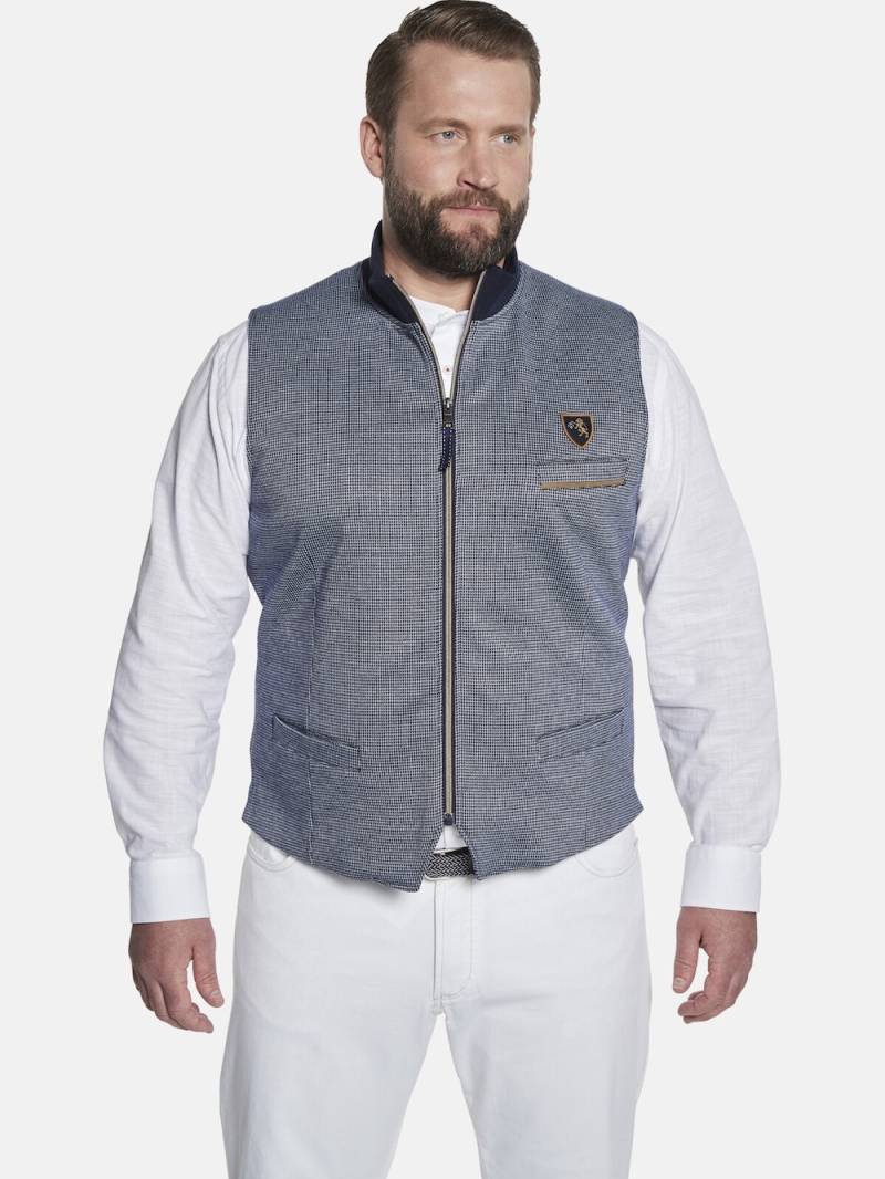 Große Größen Sweatweste DUKE MADDOC, Herren, grau, Größe: 3XL, Polyester, Happy Size DE Men von Charles Colby