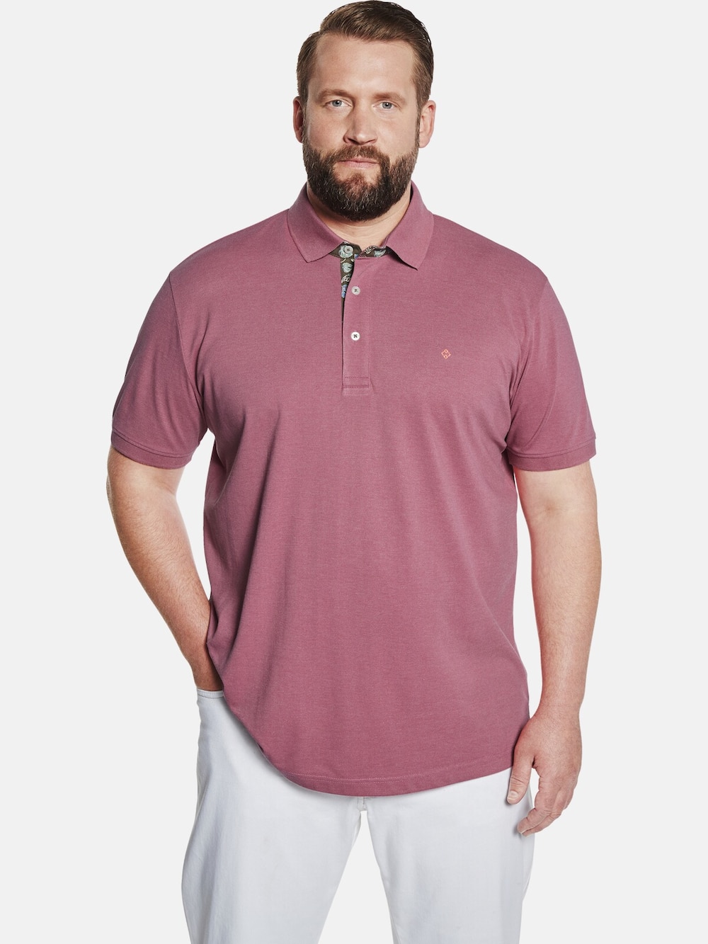 Große Größen Doppelpack Poloshirt EARL LACHLAN, Herren, weiß, Größe: XXL, Baumwolle/Polyester, Happy Size DE Men von Charles Colby