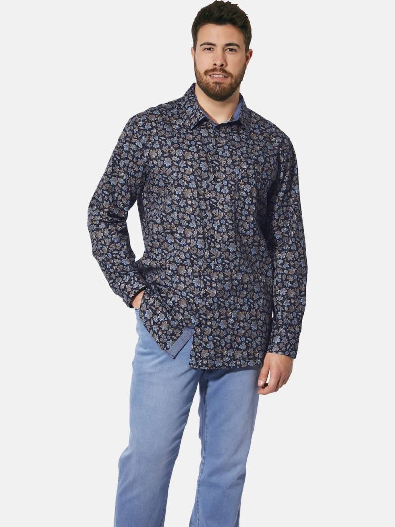 Große Größen Hemd DUKE CASPIAT, Herren, grau, Größe: 6XL, Baumwolle, Happy Size DE Men von Charles Colby