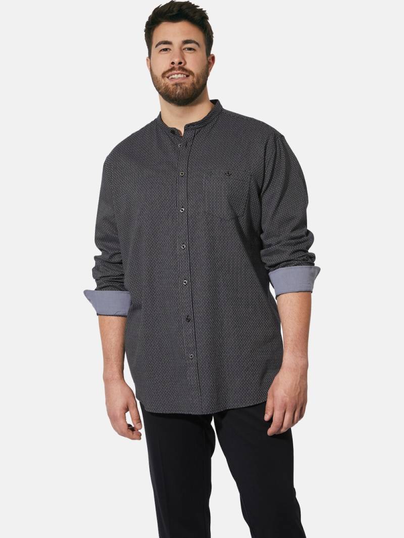 Große Größen Hemd DUKE CYRERTY, Herren, schwarz, Größe: 4XL, Baumwolle, Happy Size DE Men von Charles Colby