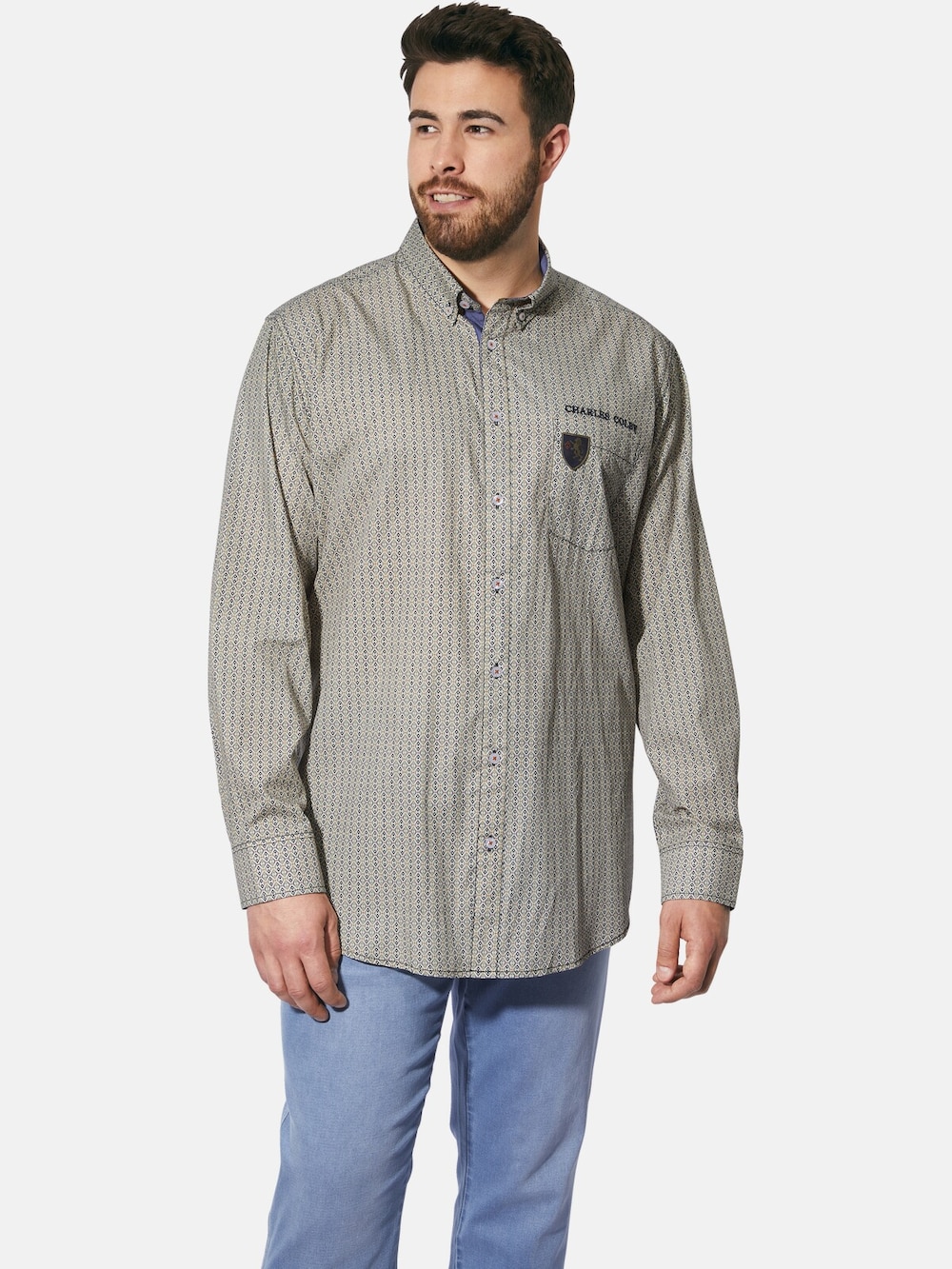 Große Größen Hemd DUKE QUILLON, Herren, weiß, Größe: 3XL, Baumwolle, Happy Size DE Men von Charles Colby