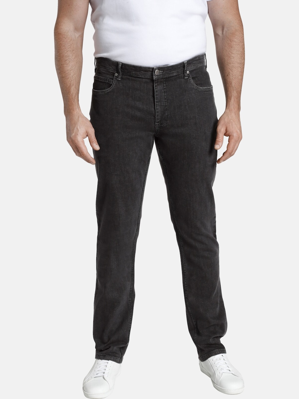 Große Größen Jeans BARON CARL, Herren, schwarz, Größe: 37, Baumwolle, Happy Size DE Men von Charles Colby
