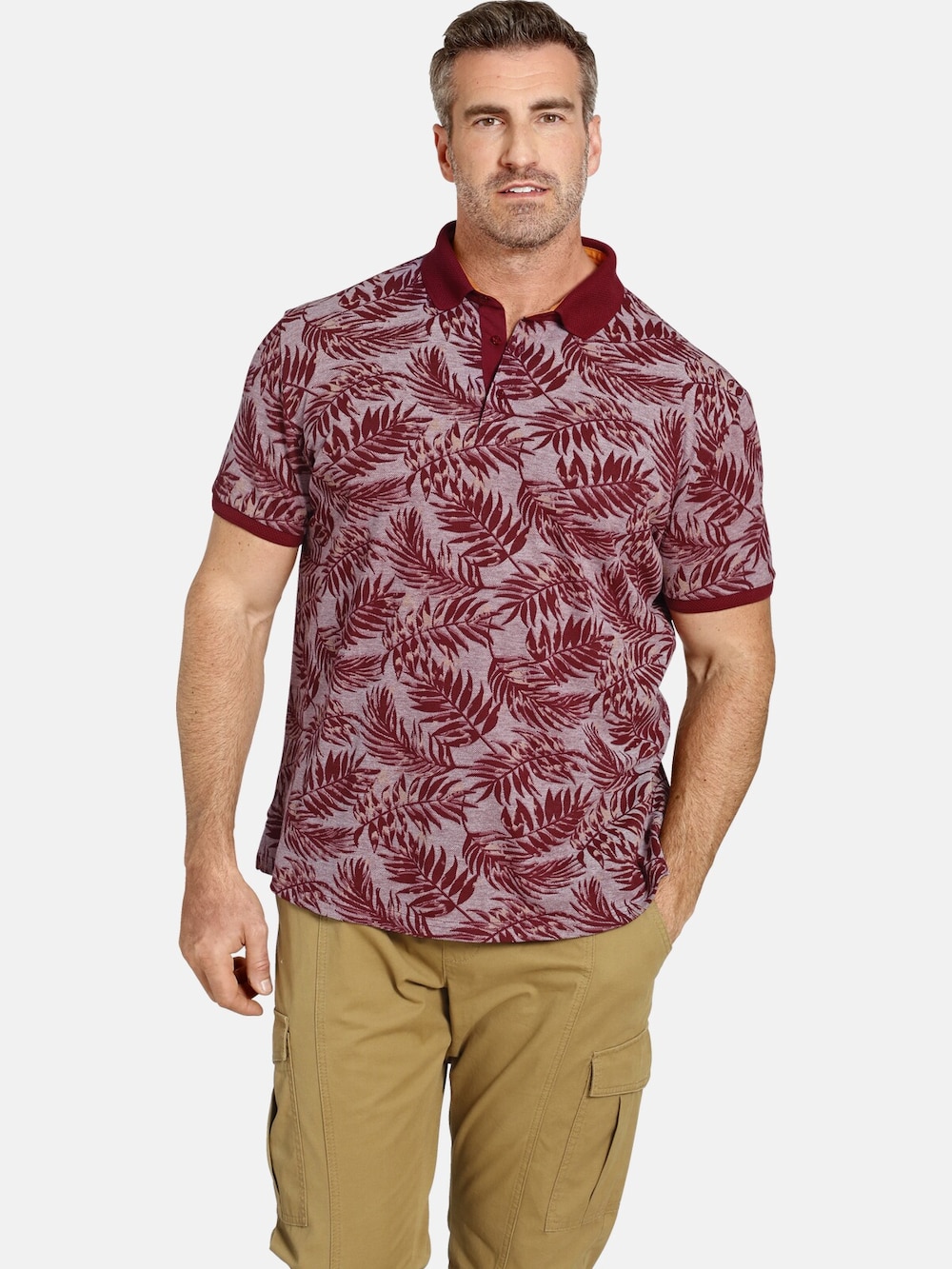 Große Größen Poloshirt EARL ANGUS, Herren, rot, Größe: L, Baumwolle, Happy Size DE Men Große Größen Poloshirt EARL ANGUS, Herren, rot, Größe: L, Baumwolle, Happy Size DE Men von Charles Colby