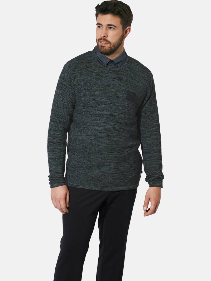 Große Größen Pullover EARL BARNET, Herren, türkis, Größe: 4XL, Baumwolle, Happy Size DE Men von Charles Colby