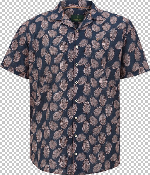 Kurzarmhemd DUKE ERNIS dunkelblau von Charles Colby