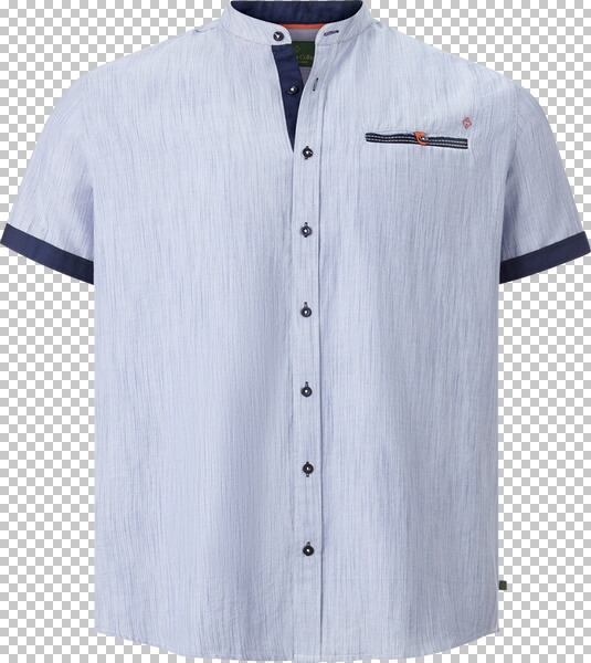 Kurzarmhemd DUKE THEODORE hellblau von Charles Colby