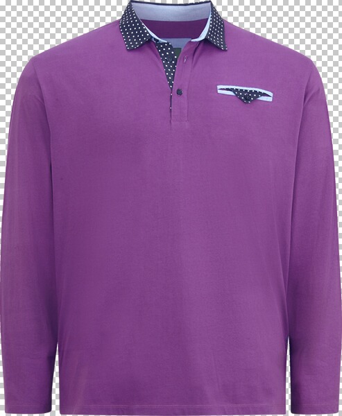 Langarm-Poloshirt EARL WYETT Charles Colby pink von Charles Colby